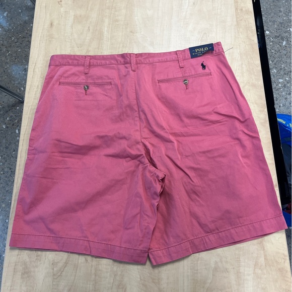 Polo Ralph Lauren NWT Relaxed Fit 10" Chino Shorts Men`s Size 42 Red - Picture 9 of 11